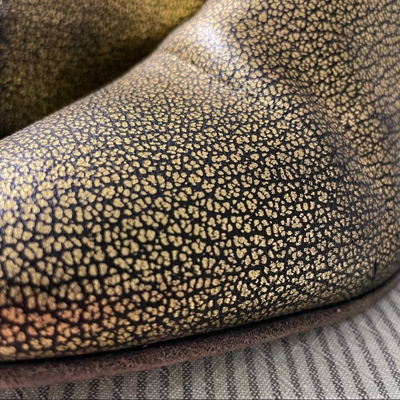 Maje Gold Speckled Booties sz 36 - Picture 5 of 9